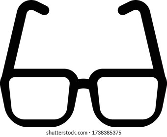 Icono de gafas oculares con vector