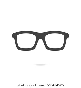 Eye glasses icon vector