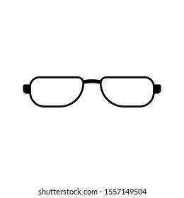 Eye Glasses icon vector illustration on white background