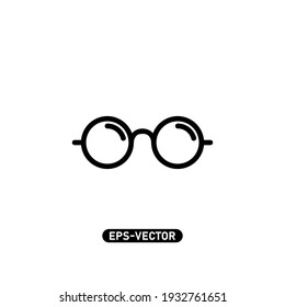 Eye Glasses Icon Vector Illustration Logo Template For Many Purpose. Isolated On White Background.