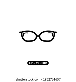 Eye Glasses icon vector illustration logo template for many purpose. Isolated on white background.