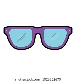 eye glasses isolated icon
