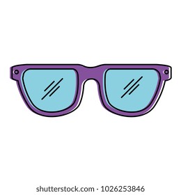 eye glasses isolated icon