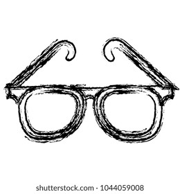 eye glasses isolated icon