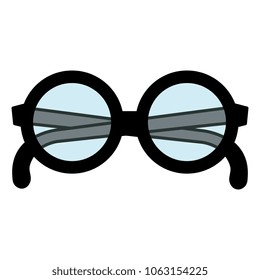 eye glasses isolated icon