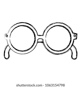 eye glasses isolated icon