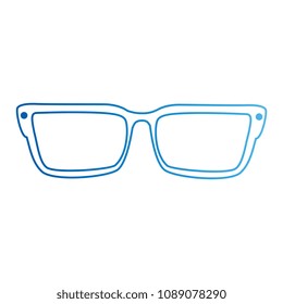 eye glasses isolated icon