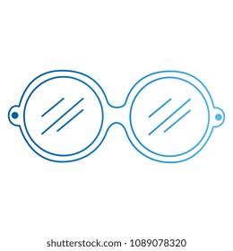 eye glasses isolated icon