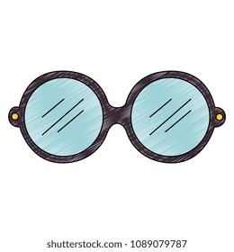 eye glasses isolated icon