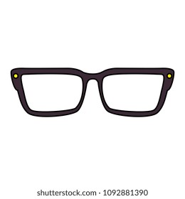 eye glasses isolated icon