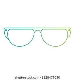 eye glasses isolated icon