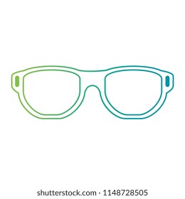 eye glasses isolated icon
