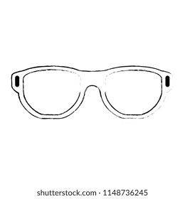 eye glasses isolated icon