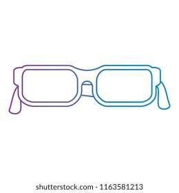eye glasses isolated icon