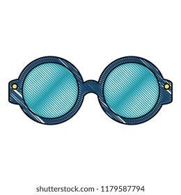 eye glasses isolated icon
