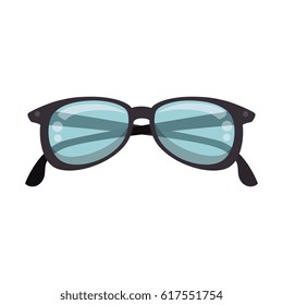eye glasses isolated icon