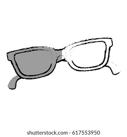 eye glasses isolated icon