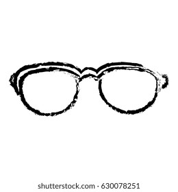 eye glasses isolated icon