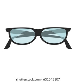 eye glasses isolated icon
