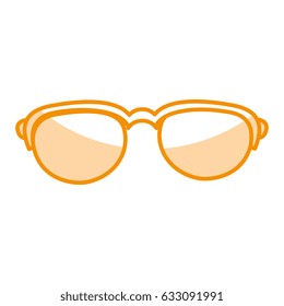 eye glasses isolated icon
