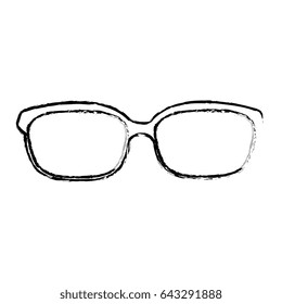 eye glasses isolated icon