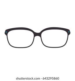eye glasses isolated icon