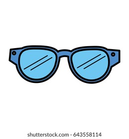 eye glasses isolated icon