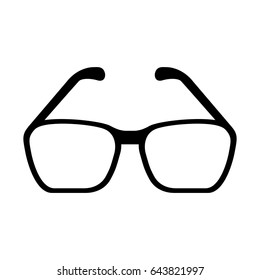 eye glasses isolated icon