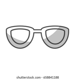 eye glasses isolated icon