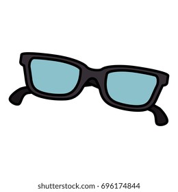 eye glasses isolated icon
