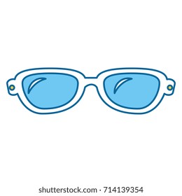 eye glasses isolated icon