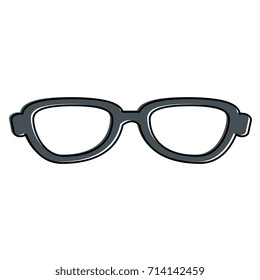 eye glasses isolated icon