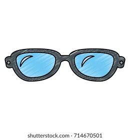 eye glasses isolated icon
