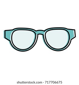 eye glasses isolated icon