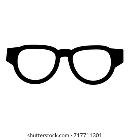 eye glasses isolated icon