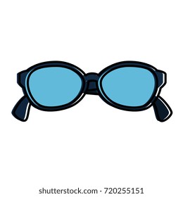 eye glasses isolated icon
