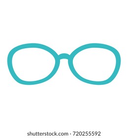 eye glasses isolated icon
