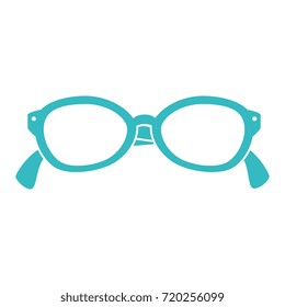 eye glasses isolated icon