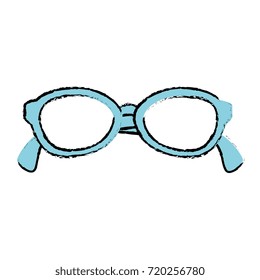 eye glasses isolated icon