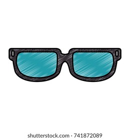 eye glasses isolated icon