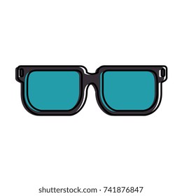 eye glasses isolated icon