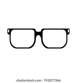 eye glasses isolated icon