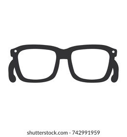 eye glasses isolated icon