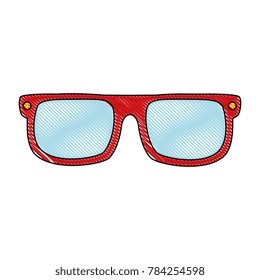 eye glasses isolated icon