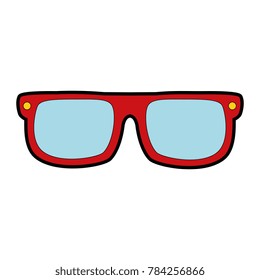 eye glasses isolated icon