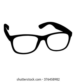 Eye glasses on white background