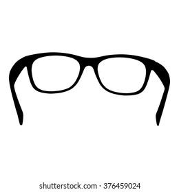 Eye glasses on white background