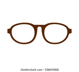 eye glasses style icon vector illustration design