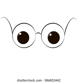 
Eye glasses vector