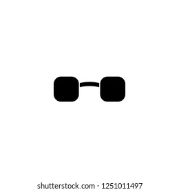 eye glasses vector icon. eye glasses sign on white background. eye glasses icon for web and app